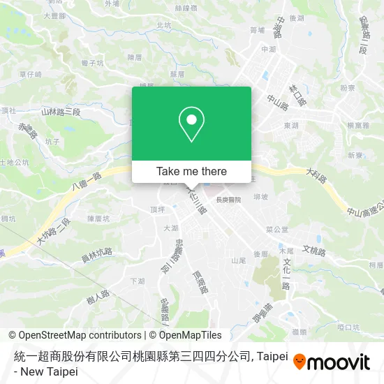 統一超商股份有限公司桃園縣第三四四分公司 map