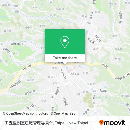 工五重劃區建廠管理委員會 map