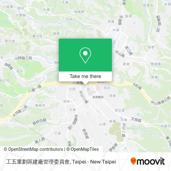 工五重劃區建廠管理委員會地圖