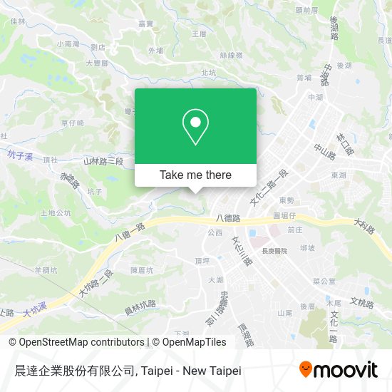 晨達企業股份有限公司地圖
