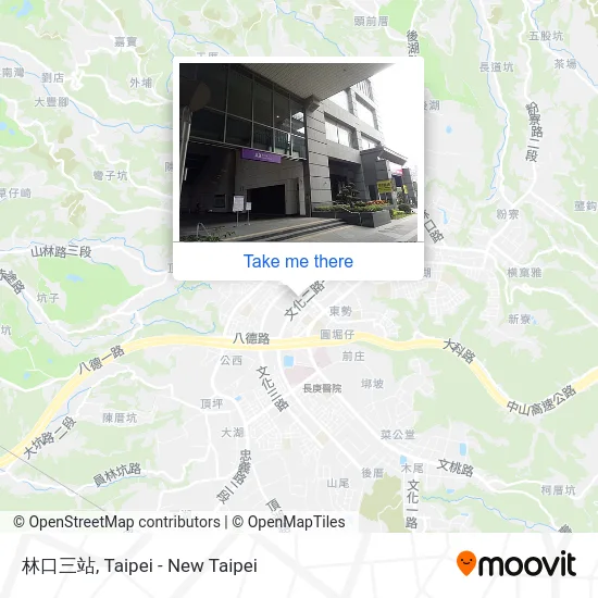 林口三站 map