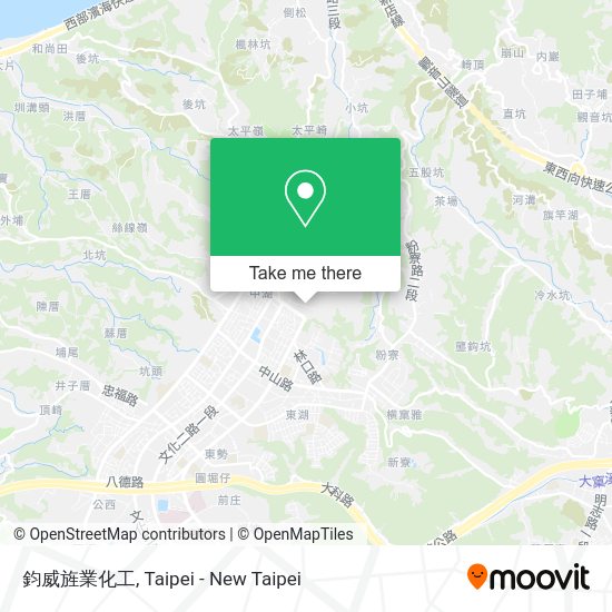 鈞威旌業化工地圖