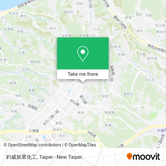 鈞威旌業化工 map