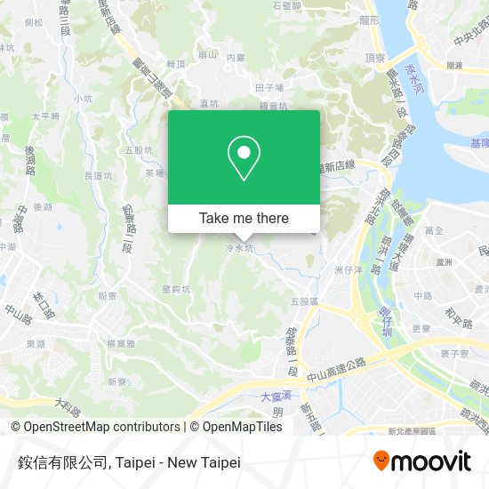 銨信有限公司地圖