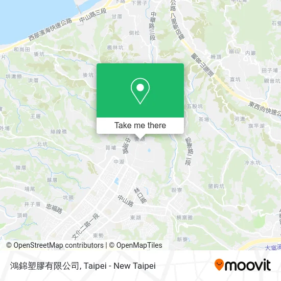 鴻錦塑膠有限公司地圖