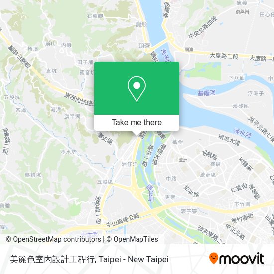 美簾色室內設計工程行 map