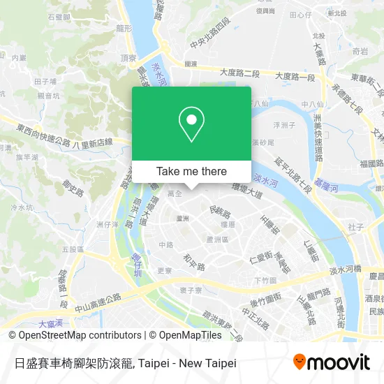 日盛賽車椅腳架防滾籠地圖