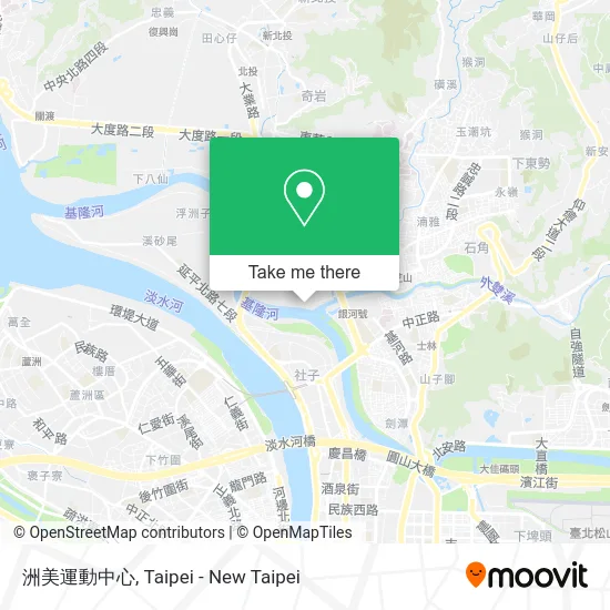 洲美運動中心 map