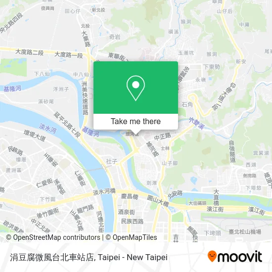 涓豆腐微風台北車站店 map