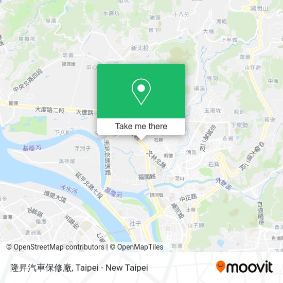 隆昇汽車保修廠 map