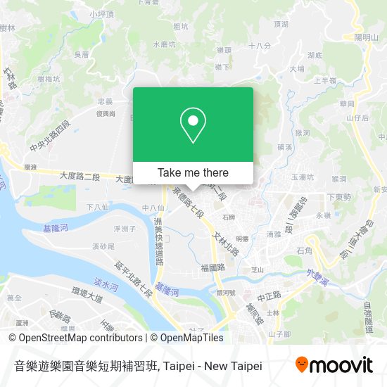 音樂遊樂園音樂短期補習班地圖