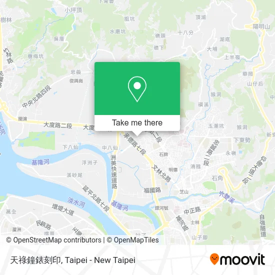 天祿鐘錶刻印地圖