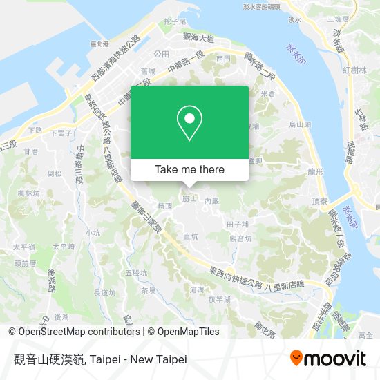 觀音山硬漢嶺 map