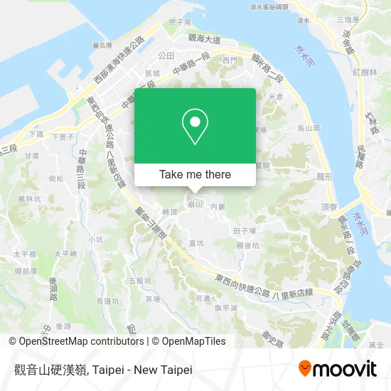 觀音山硬漢嶺地圖