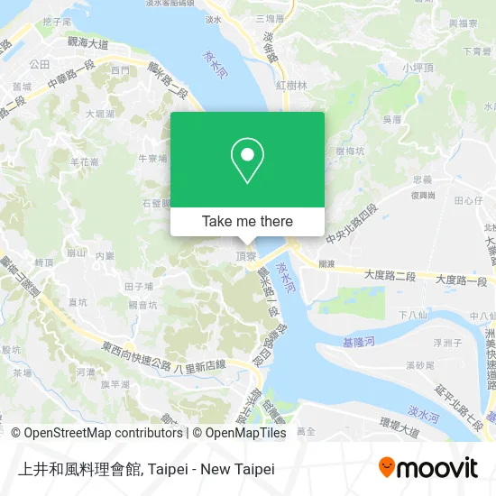 上井和風料理會館地圖