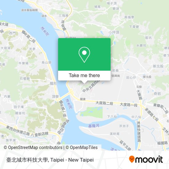 臺北城市科技大學地圖