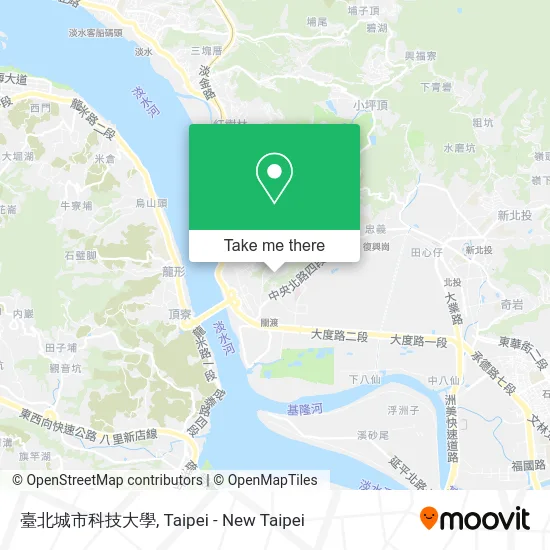 臺北城市科技大學 map
