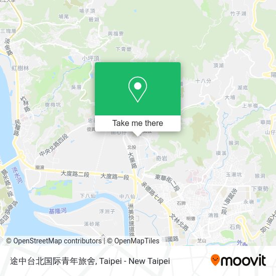 途中台北国际青年旅舍 map