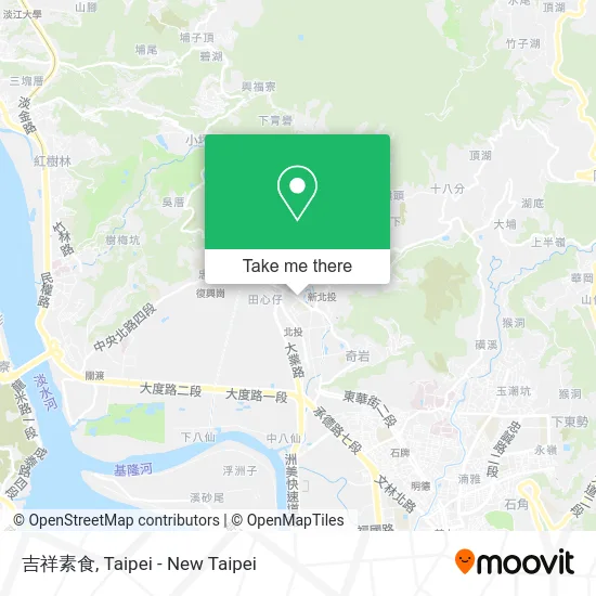 吉祥素食 map