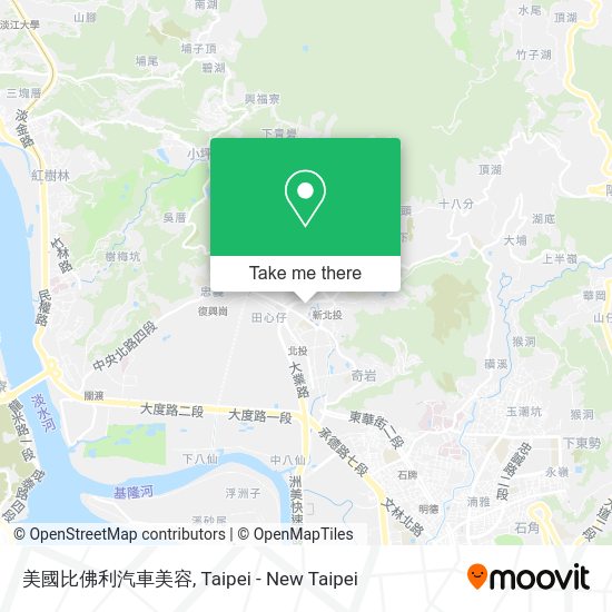 美國比佛利汽車美容地圖