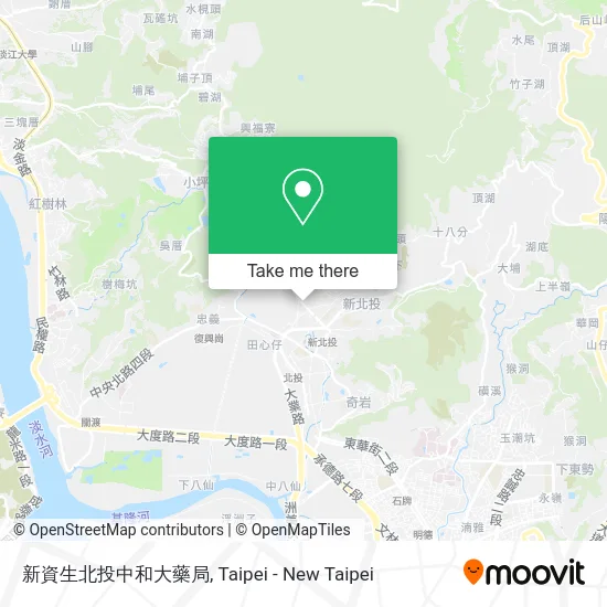 新資生北投中和大藥局 map