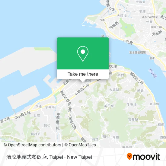 清涼地義式餐飲店 map