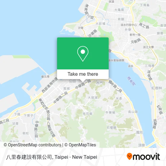 八里春建設有限公司地圖