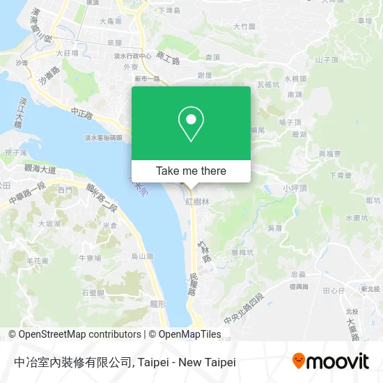 中冶室內裝修有限公司地圖