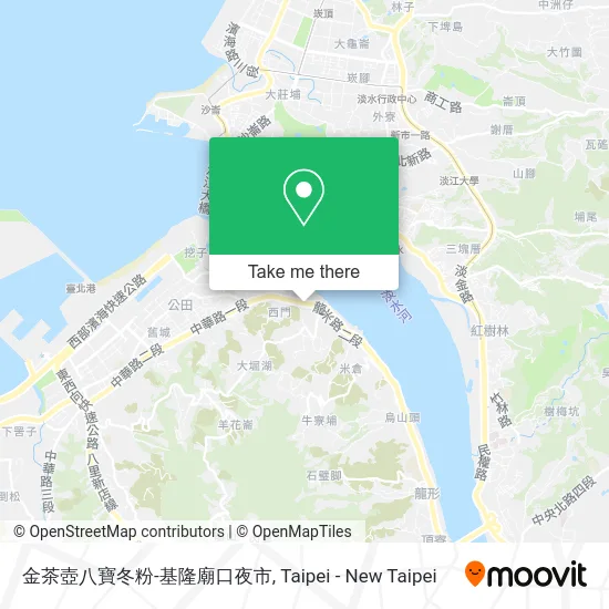 金茶壺八寶冬粉-基隆廟口夜市地圖
