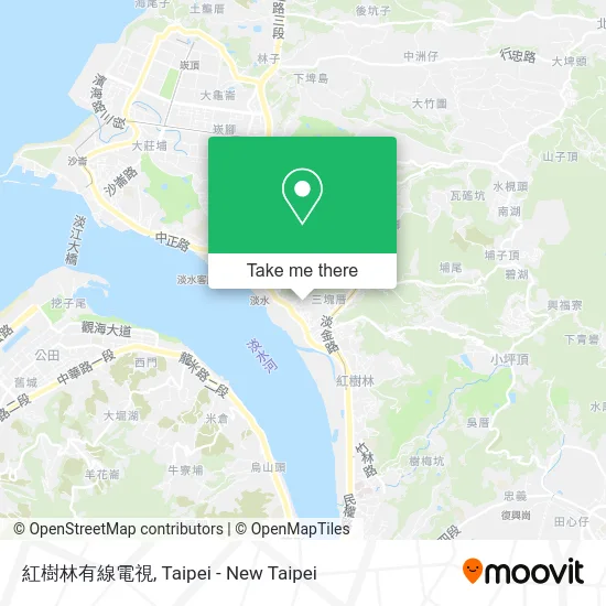 紅樹林有線電視 map