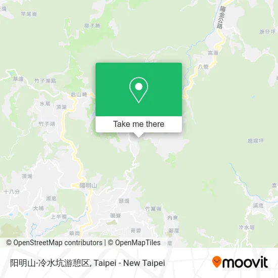 阳明山-冷水坑游憩区 map