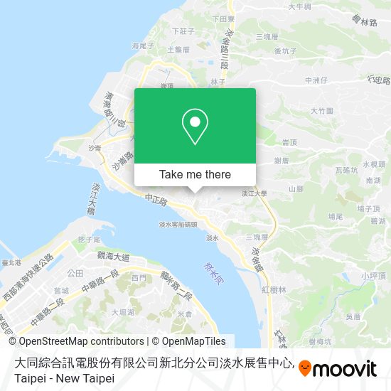 大同綜合訊電股份有限公司新北分公司淡水展售中心 map