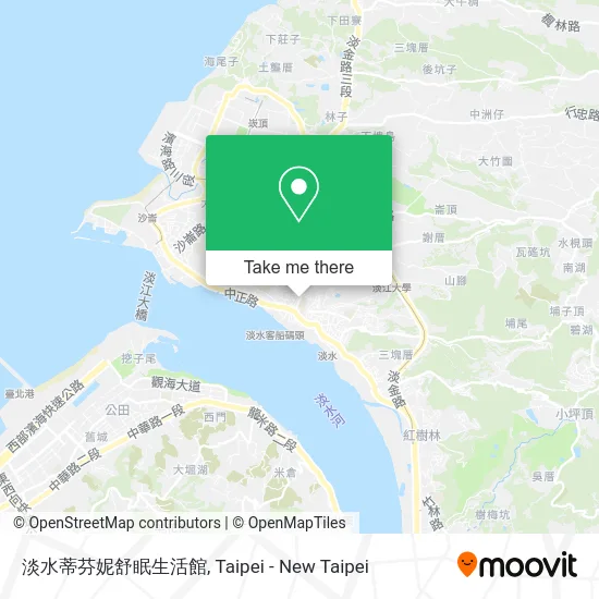 淡水蒂芬妮舒眠生活館 map
