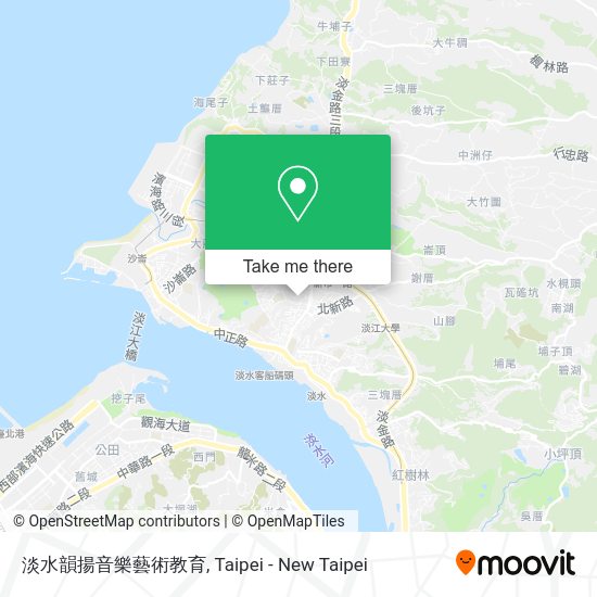 淡水韻揚音樂藝術教育 map