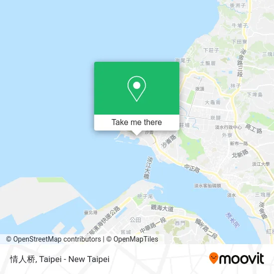 情人桥 map