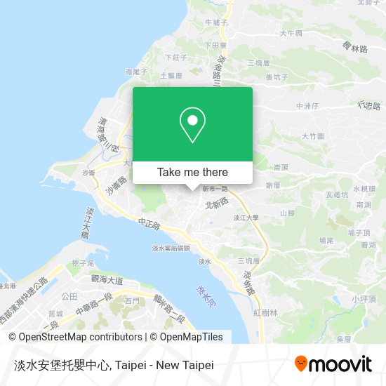 淡水安堡托嬰中心 map
