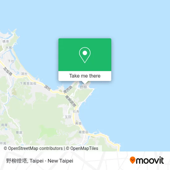 野柳燈塔 map
