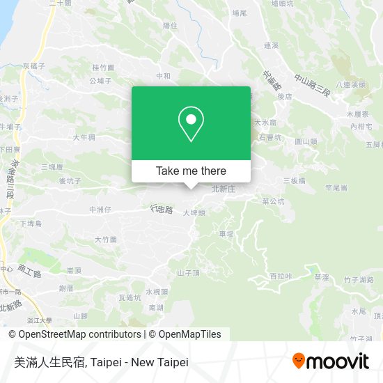 美滿人生民宿地圖