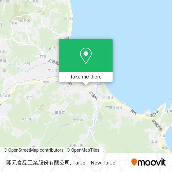 開元食品工業股份有限公司 map