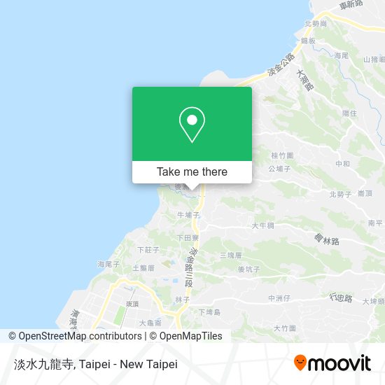 淡水九龍寺 map