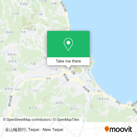 金山輪胎行地圖