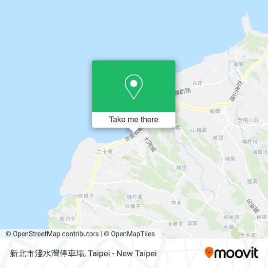 新北市淺水灣停車場地圖