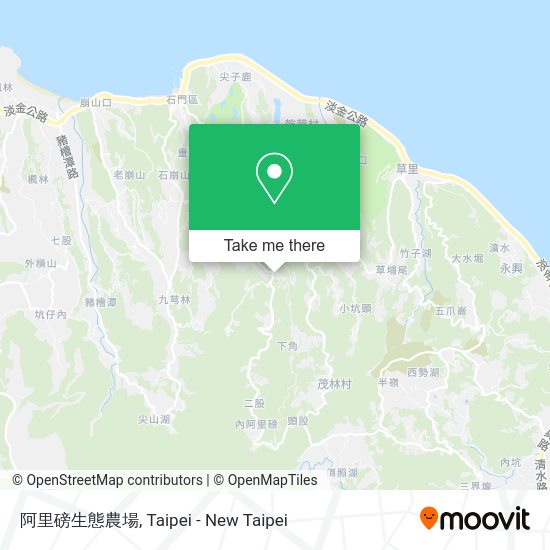 阿里磅生態農場地圖