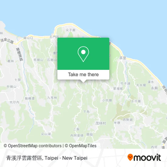 青溪浮雲露營區 map