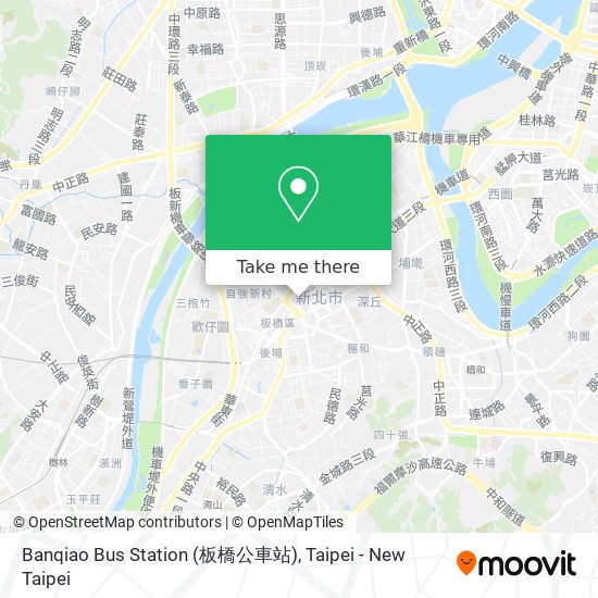 Banqiao Bus Station (板橋公車站) map