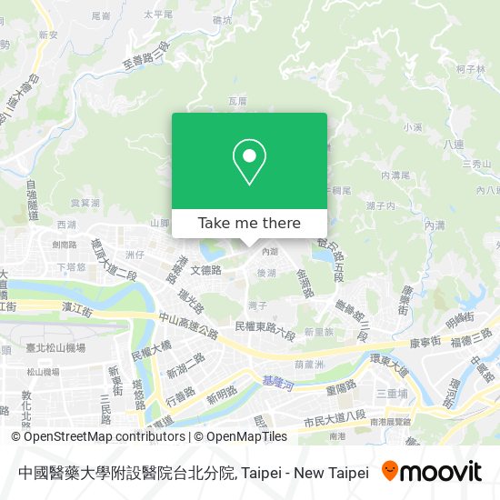 中國醫藥大學附設醫院台北分院 map
