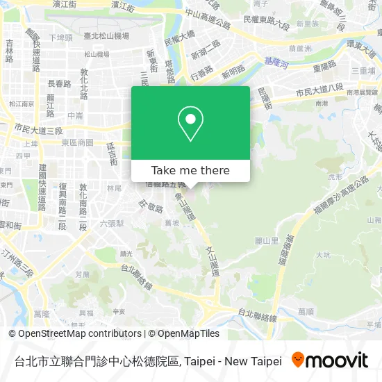 台北市立聯合門診中心松德院區 map