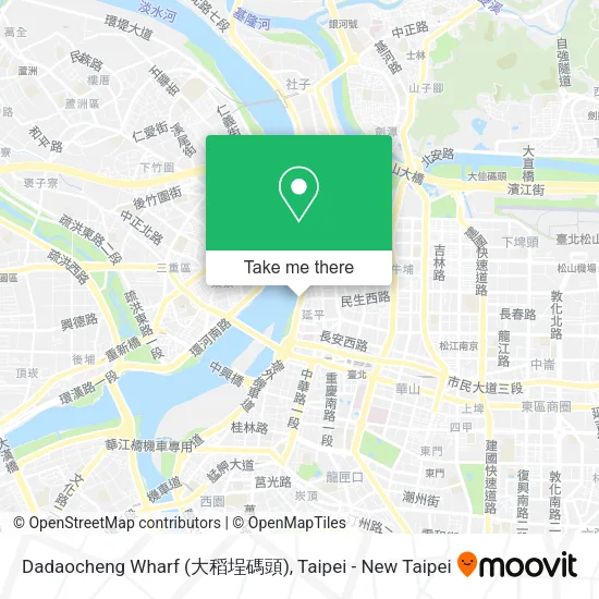 Dadaocheng Wharf (大稻埕碼頭) map
