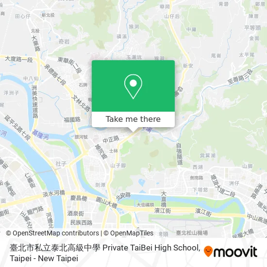 臺北市私立泰北高級中學 Private TaiBei High School map