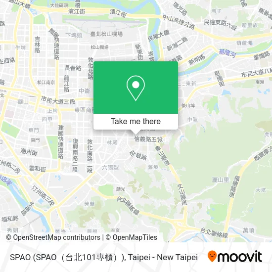 SPAO (SPAO（台北101專櫃）) map
